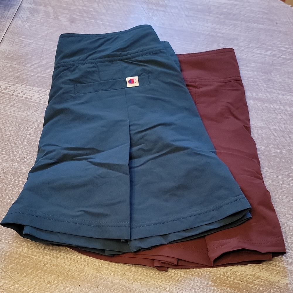 Champion Teal and Maroon Shorts